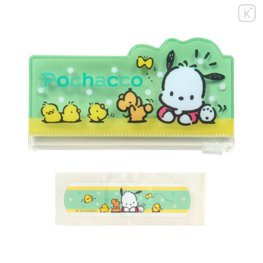 Japan Sanrio Original Adhesive Bandages with Slider Case - Pochacco - 3