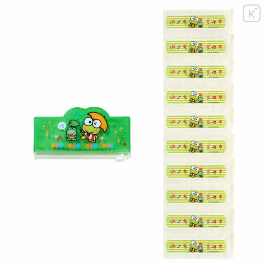 Japan Sanrio Original Adhesive Bandages with Slider Case - Keroppi - 2