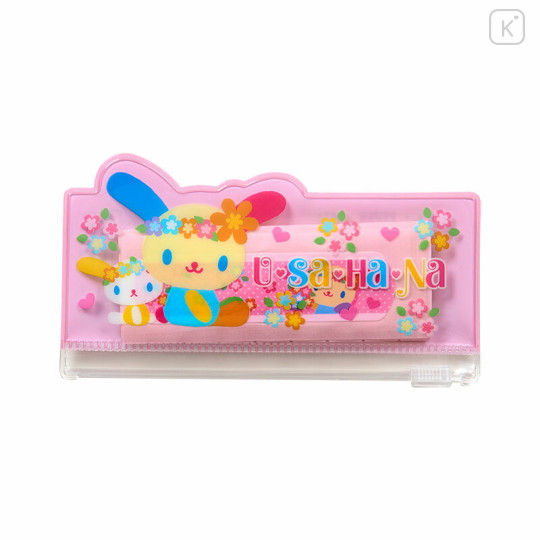 Japan Sanrio Original Adhesive Bandages with Slider Case - Usahana - 1
