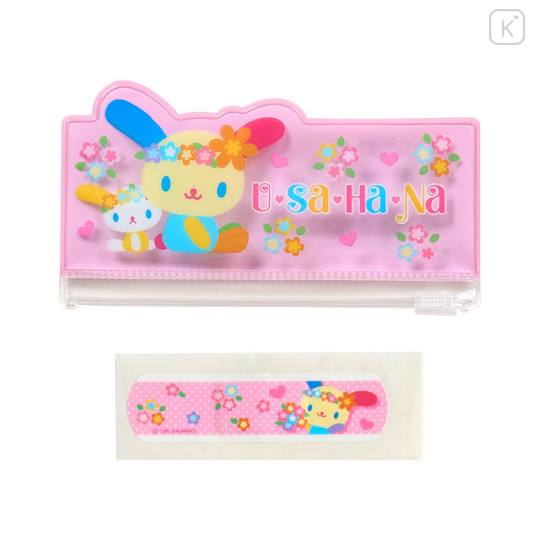 Japan Sanrio Original Adhesive Bandages with Slider Case - Usahana - 3