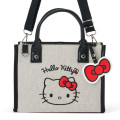 Japan Sanrio Original Square 2way Bag with Charm - Hello Kitty - 2