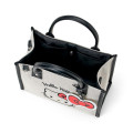 Japan Sanrio Original Square 2way Bag with Charm - Hello Kitty - 4