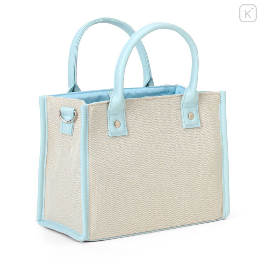 Japan Sanrio Original Square 2way Bag with Charm - Cinnamoroll - 3