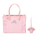 Japan Sanrio Original Charm Square Tote Bag - My Melody - 2