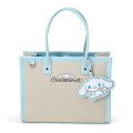 Japan Sanrio Original Charm Square Tote Bag - Cinnamoroll - 1
