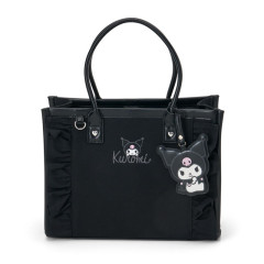 Japan Sanrio Original Charm Square Tote Bag - Kuromi