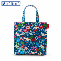 Japan Sanrio Rootote Square Laminated Tote Bag - Cinnamoroll : All-over