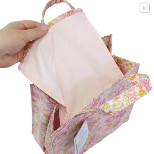 Japan Sanrio Rootote Square Laminated Tote Bag - My Melody : All-over - 4