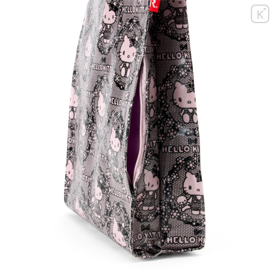 Japan Sanrio Rootote A4 Laminated Tote Bag - Hello Kitty : All-over - 2