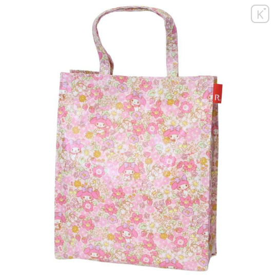Japan Sanrio Rootote A4 Laminated Tote Bag - My Melody : All-over - 1