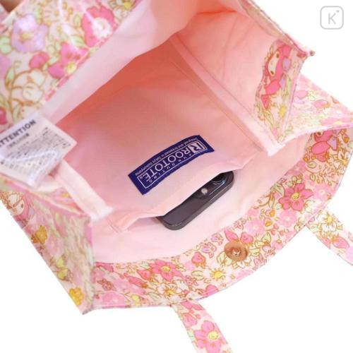 Japan Sanrio Rootote A4 Laminated Tote Bag - My Melody : All-over - 4