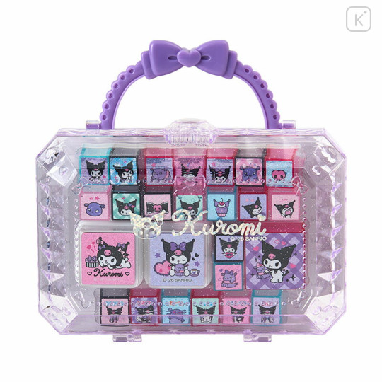 Japan Sanrio Original Stamp Set (L) - Kuromi : Ribbon - 1