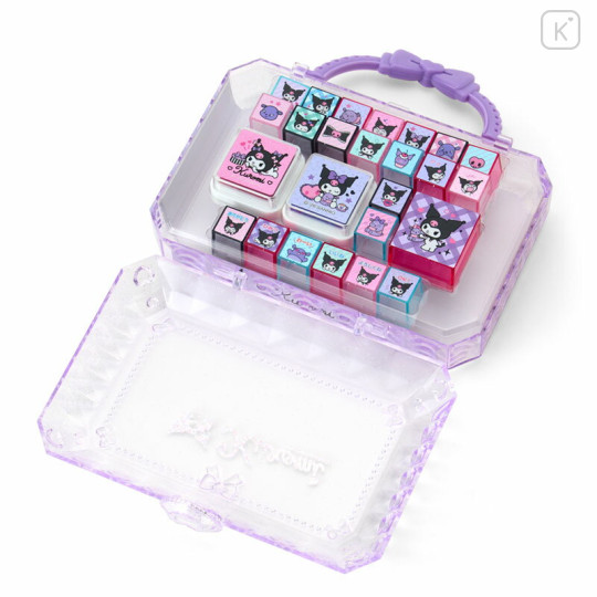 Japan Sanrio Original Stamp Set (L) - Kuromi : Ribbon - 3