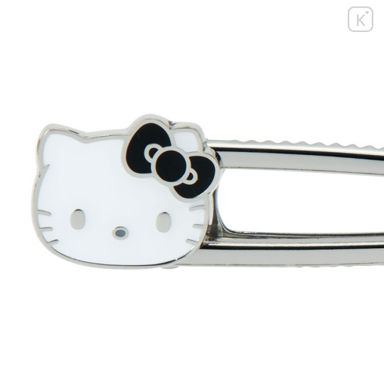 Japan Sanrio Original Hair Clip Set - Hello Kitty : I Love Hello Kitty Black - 3