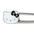 Japan Sanrio Original Hair Clip Set - Hello Kitty : I Love Hello Kitty Black - 3