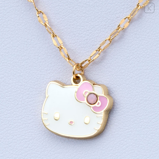Japan Sanrio Original Necklace Set - Hello Kitty : I Love Hello Kitty Pink - 2