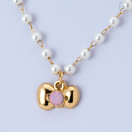 Japan Sanrio Original Necklace Set - Hello Kitty : I Love Hello Kitty Pink - 3