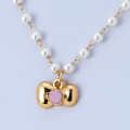 Japan Sanrio Original Necklace Set - Hello Kitty : I Love Hello Kitty Pink - 3
