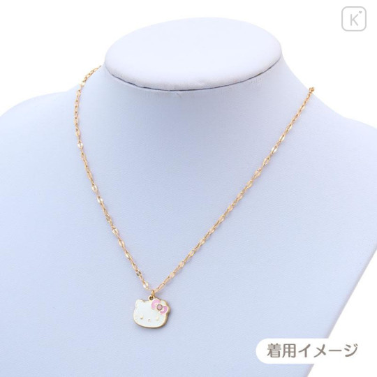 Japan Sanrio Original Necklace Set - Hello Kitty : I Love Hello Kitty Pink - 4