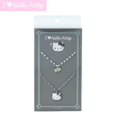 Japan Sanrio Original Necklace Set - Hello Kitty : I Love Hello Kitty Black