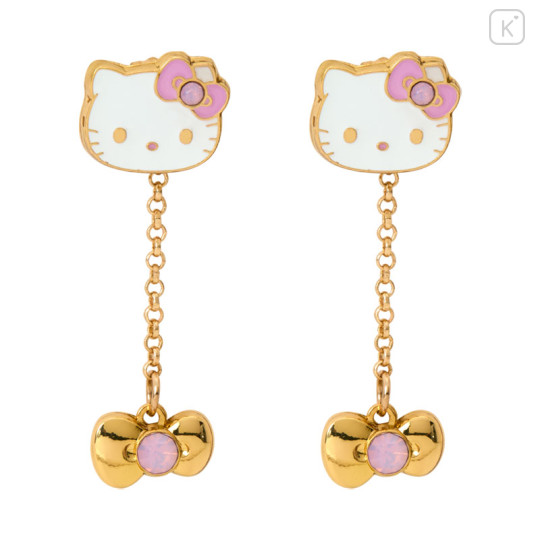 Japan Sanrio Original Earrings Set - Hello Kitty : I Love Hello Kitty Pink - 2