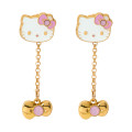 Japan Sanrio Original Earrings Set - Hello Kitty : I Love Hello Kitty Pink - 2