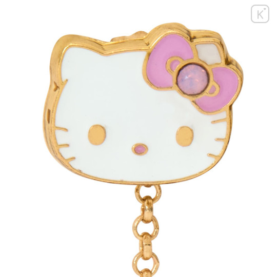 Japan Sanrio Original Earrings Set - Hello Kitty : I Love Hello Kitty Pink - 3
