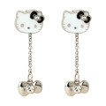 Japan Sanrio Original Earrings Set - Hello Kitty : I Love Hello Kitty Black - 2