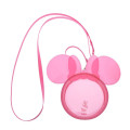 Japan Disney Store 2-Way Style Clear Window Display Pouch & Crossbody Bag - Minnie : Heart-Pounding Pink - 1