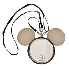 Japan Disney Store 2-Way Style Clear Window Display Pouch & Crossbody Bag - Mickey : Heart-Pounding