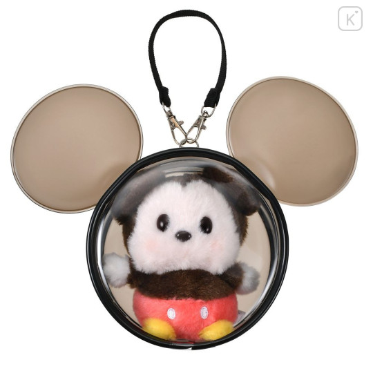 Japan Disney Store 2-Way Style Clear Window Display Pouch & Crossbody Bag - Mickey : Heart-Pounding - 4