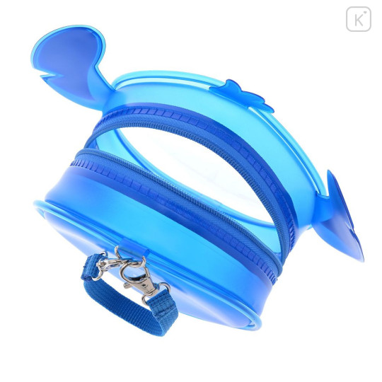 Japan Disney Store 2-Way Style Clear Window Display Pouch & Crossbody Bag - Stitch : Heart-Pounding - 3