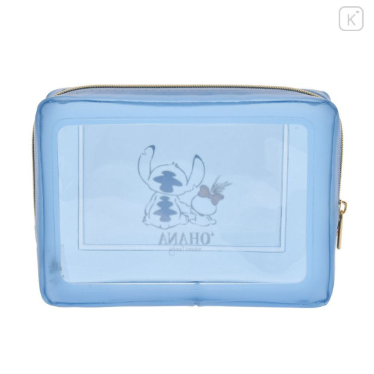 Japan Disney Store Pump & Spray Bottle & Case & Pouch Set - Stitch : Blue - 4