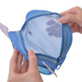 Japan Disney Store Mesh Cosmetic Pouch - Stitch : Face - 4