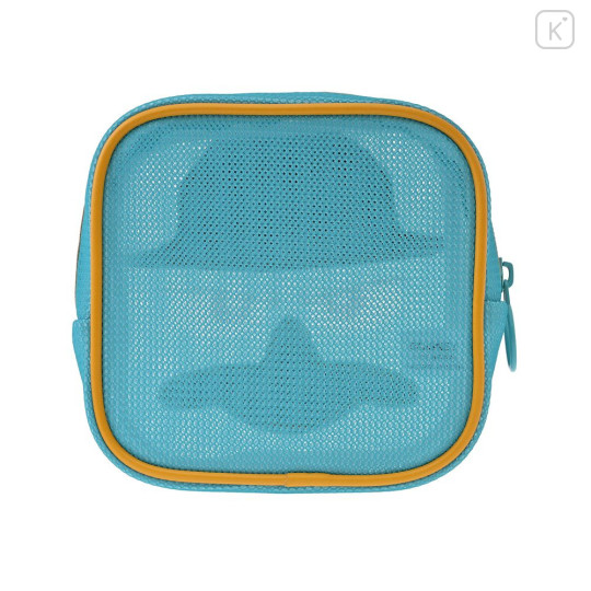 Japan Disney Store Mesh Cosmetic Pouch - Perry the Platypus : Agent P Face - 3