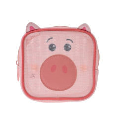 Japan Disney Store Mesh Cosmetic Pouch - Toy Story Hamm : Face