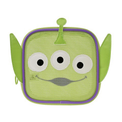 Japan Disney Store Mesh Cosmetic Pouch - Toy Story Little Green Men Aliens : Face