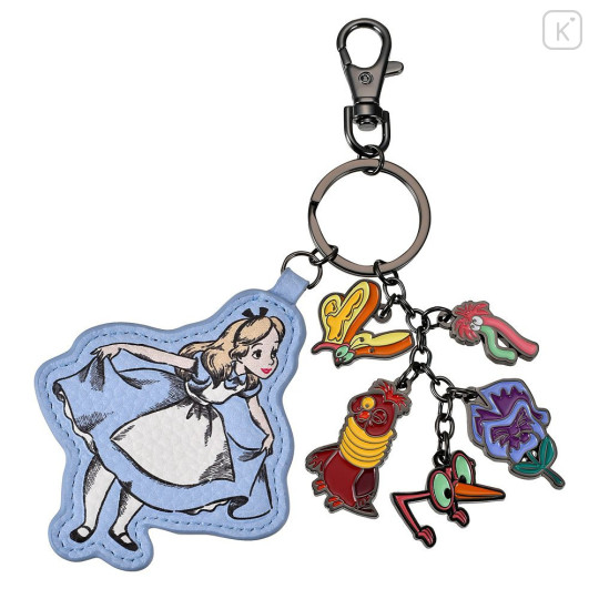 Japan Disney Store Embroidery Patch Keychain - Alice in Wonderland : 75th Anniversary - 1