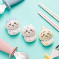 Japan Chiikawa Porcelain Chopstick Rest - Hachiware : Chiikawa Baby Swaddle - 3