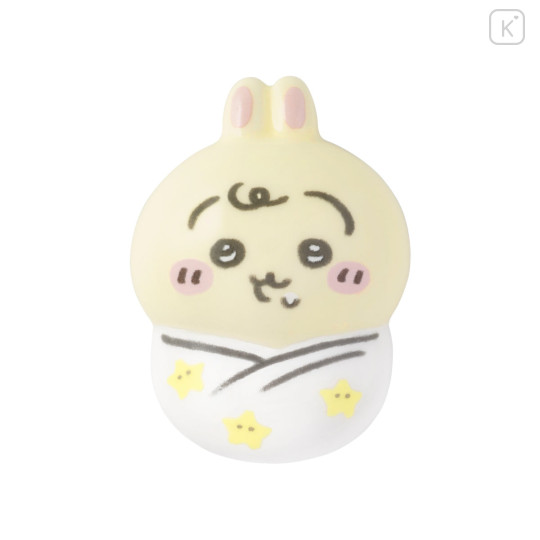Japan Chiikawa Porcelain Chopstick Rest - Usagi : Chiikawa Baby Swaddle - 1