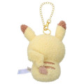 Japan Pokemon Plush Mascot Bag Charm - Pikachu : Pokepeace Holding Mini Me Doll - 4