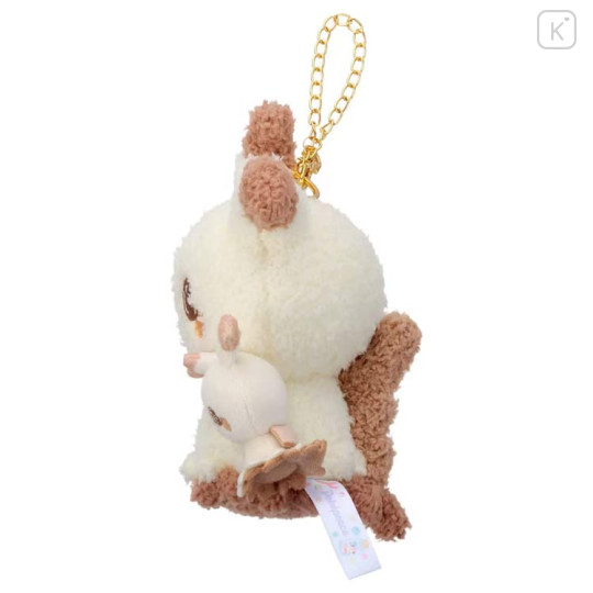 Japan Pokemon Plush Mascot Bag Charm - Mimikyu : Pokepeace Holding Mini Me Doll - 3