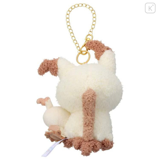 Japan Pokemon Plush Mascot Bag Charm - Mimikyu : Pokepeace Holding Mini Me Doll - 4