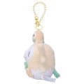 Japan Pokemon Plush Mascot Bag Charm - Rowlet : Pokepeace Holding Mini Me Doll - 3