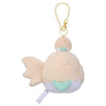 Japan Pokemon Plush Mascot Bag Charm - Rowlet : Pokepeace Holding Mini Me Doll - 4