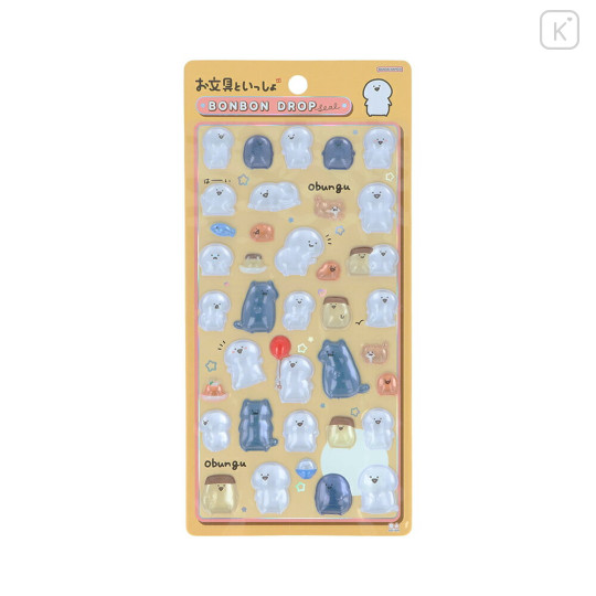 Japan Obungu to Issho Bonbon Drop Seal 3D Sticker - Obungu-san - 1