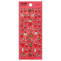 Japan Moomin Hallmark Gold Sticker - Hattifatteners & Little My : Red - 1
