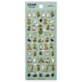 Japan Moomin Hallmark Gold Sticker - Moomintroll : Green - 1