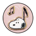 Japan Peanuts Hallmark Gold Sticker - Snoopy & Woodstock : Music - 3