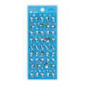 Japan Peanuts Hallmark Gold Sticker - Snoopy & Woodstock : Siblings - 2